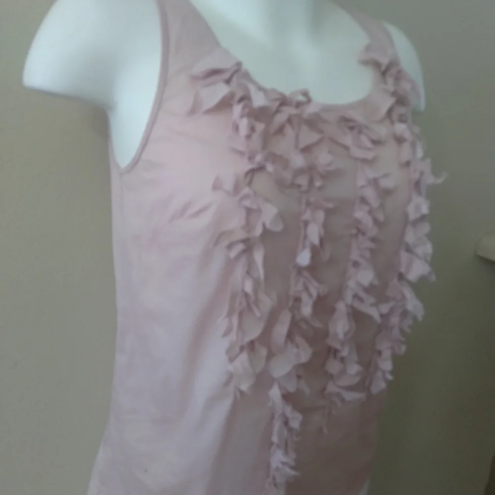 J Crew Ruffled top Size 2 - Picture 2 of 5